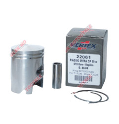 VERTEX TŁOK PIAGGIO,SFERA,ZIP,QUARZ,FREE 40,80 MM (+0,80) ( PIERŚCIENIE 52715004080 X 2 SZT. )