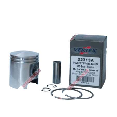 VERTEX TŁOK PEUGEOT SV, BUXY, ELYSEO, TREKKER 50 (39,915MM) (PIERŚCIENIE 52715003994 X 2 SZT.)