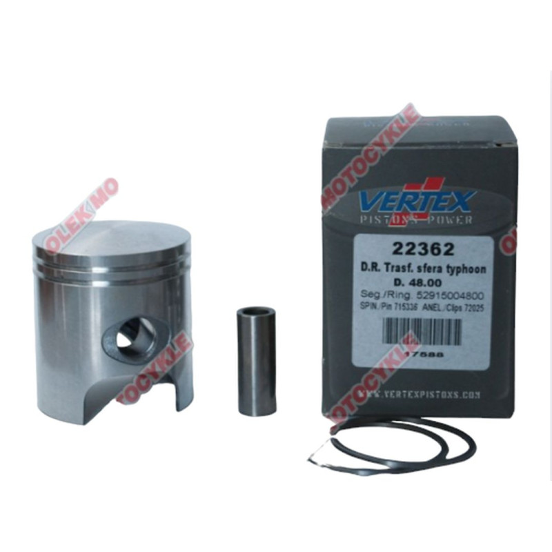 VERTEX TŁOK TOP PERFORMANCES SKUTERY 50 (KIT 75CCM) (49,00MM=+1,00) SWORZEŃ 12MM VERTEX TŁOK TOP PERFORMANCES SKUTERY 50 (KIT 75CCM) (49,00MM=+1,00) SWORZEŃ 12MM