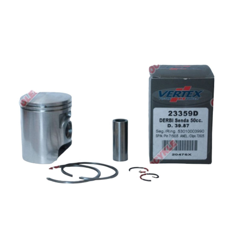 VERTEX TŁOK DERBI SENDA 50 (39,85MM) (PIERŚCIENIE 53010003990 x 2 SZT.) VERTEX TŁOK DERBI SENDA 50 (39,85MM) (PIERŚCIENIE 53010003990 x 2 SZT.)