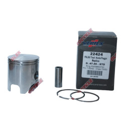 VERTEX TŁOK POLINI, HONDA, PIAGGIO 46,95MM SWORZEŃ 12MM (PIERŚCIENIE 53009804700 X 2 SZT.)
