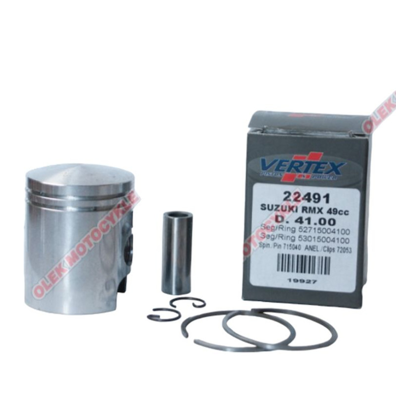VERTEX TŁOK SUZUKI MORINI (PIERŚCIENIE 53015004125 X 1, 52715004125 X 1) (41,25MM=+0,25MM)