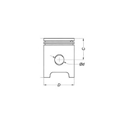 TŁOK METEOR KTM EXC-300 04-18 (71,95) SEL. B