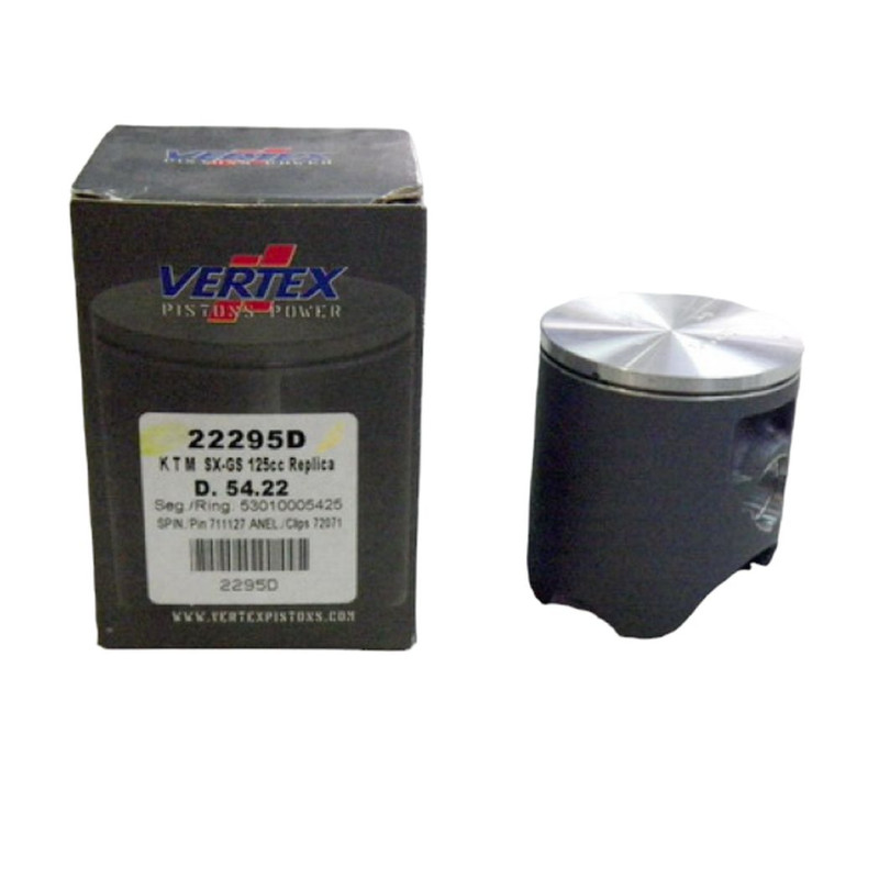 VERTEX TŁOK KTM (2T) SX/GS 125 '87-'93 (PIERŚCIENIE 53010005425 X 1 SZT.) VERTEX TŁOK KTM (2T) SX/GS 125 '87-'93 (PIERŚCIENIE 53010005425 X 1 SZT.)