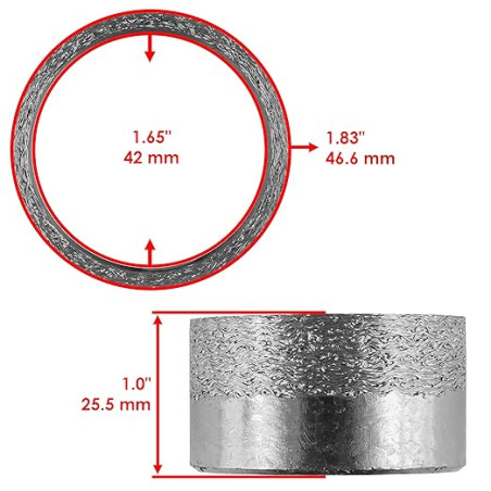 Uszczelka wydechu Yamaha Raptor 660 700 5LP-14714-00-00