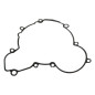 WINDEROSA USZCZELKA POKRYWY ALTERNATORA KTM XC 250 17-18, XC 300 17-18, XC-W 250 17-18, HUSQVARNA TE 300 17-18