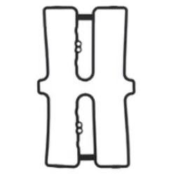 ATHENA USZCZELKA POKRYWY ZAWOROWEJ KAWASAKI GPZ 600R '85-90, GPX 600R '88-99, ZL 600 '86-97, OEM, 110091497