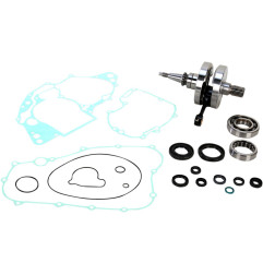 WISECO WAŁ KORBOWY HONDA CRF 250R '04-'09 (Z ŁOŻYSKAMI I USZCZELNIACZAMI NA WAŁ ORAZ KOMPLETEM USZCZELEK NA DÓŁ SILNIKA)
