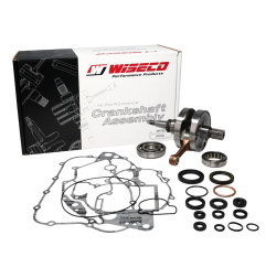WISECO WAŁ KORBOWY KTM SX 85 `03-'12 (Z ŁOŻYSKAMI I USZCZELNIACZAMI NA WAŁ ORAZ KOMPLETEM USZCZELEK NA DÓŁ SILNIKA)