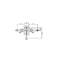 WAŁ KORBOWY TUNINGOWY POWER FORCE MINARELLI HORIZONTAL 50CC 2T  WAT000130