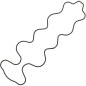 ATHENA USZCZELKA POKRYWY ZAWOROWEJ HONDA 500 K FOUR '71-'77, CB 550F '76-'78, OEM, 12391323000
