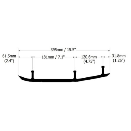 SPI SNOW WIDIA PŁOZY POLARIS INDY 550 '14-'24, VOYAGEUR 550 '17-'24, WIDETRACK 550 '16-'19, INDY 600 '13-'22