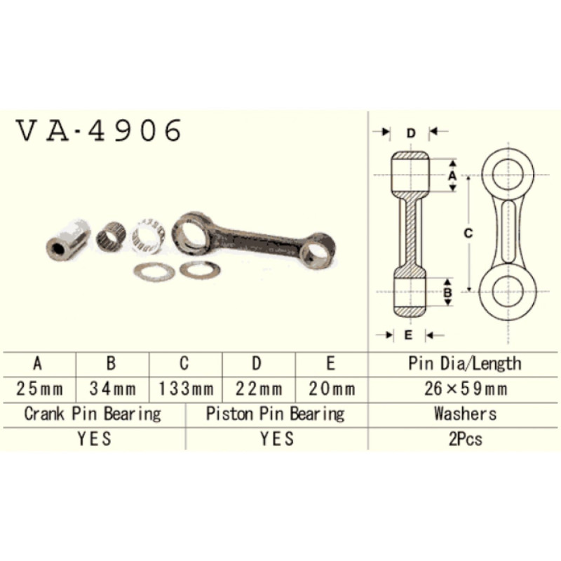 VESRAH 2026/03 KORBOWÓD KAWASAKI JS 750 '92-'95 (SKUTER WODNY) (MADE IN JAPAN)
