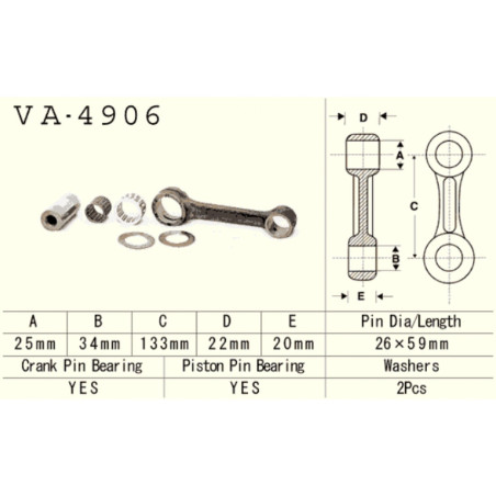 VESRAH 2026/03 KORBOWÓD KAWASAKI JS 750 '92-'95 (SKUTER WODNY) (MADE IN JAPAN)