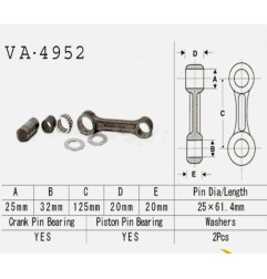 VESRAH 2026/03 KORBOWÓD YAMAHA FX 700 '93-'94, WRB 700 '93-'94, WVT 1100 '93-'95, WRA 650 WAVE RUNNER '92-'95