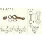 VESRAH KORBOWÓD YAMAHA YFM 350 (YFM350) RAPTOR '07-'13, WARRIOR, WOLVERINE '87-'09, BIG BEAR 350 '87-'99 (VA2007)