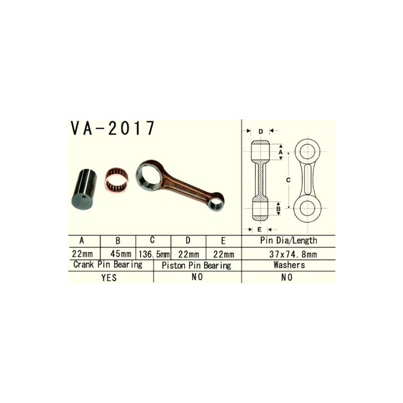 VESRAH KORBOWÓD YAMAHA YFM 660 (YFM660) RAPTOR '01 (VA2017) (MADE IN JAPAN) VESRAH KORBOWÓD YAMAHA YFM 660 (YFM660) RAPTOR '01 (VA2017) (MADE IN JAPAN)