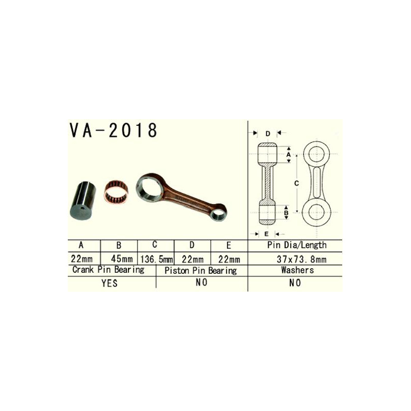 VESRAH KORBOWÓD YAMAHA YFM 660 (YFM660) RAPTOR '02-'05, GRIZZLY YFM 660 (YFM660) '02-'08 (VA2018) (MADE IN JAPAN)