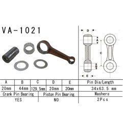 VESRAH KORBOWÓD HONDA TRX500 FE/FM/TM '05-'11 (FOURTRAX, FOREMAN) (VA1021) (MADE IN JAPAN)