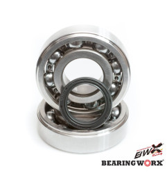 BEARING WORX ŁOŻYSKA WAŁU KORBOWEGO Z USZCZELANIACZAMI KAWASAKI KX 125 88-07 (NTN) (MADE IN JAPAN) (24-1008)