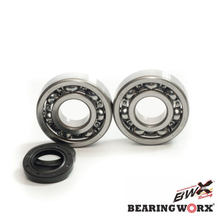 BEARING WORX ŁOŻYSKA WAŁU KORBOWEGO Z USZCZELNIACZAMI KAWASAKI KDX 200 '91-'06, KDX 220 '97-'05 (NTN) (MADE IN JAPAN)
