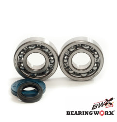 BEARING WORX ŁOŻYSKA WAŁU KORBOWEGO Z USZCZELNIACZAMI SUZUKI RM250 03-04 (NTN) (MADE IN JAPAN) (24-1046)