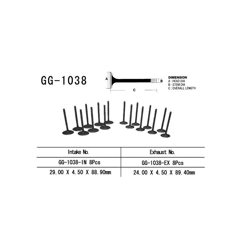 VESRAH ZAWÓR SSĄCY HONDA CBR 900RR 01-03 (CBR 929, CBR 954) (OEM: 14711-MCJ-000) (1SZT.) (MADE IN JAPAN)