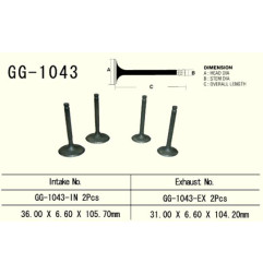 VESRAH ZAWÓR SSĄCY HONDA XL 600R/XR 650L/XR 600R, XL 650V TRANSALP '00-07' (2 NA POJAZD) (OEM: 14711-MG3-000) (1SZT.)