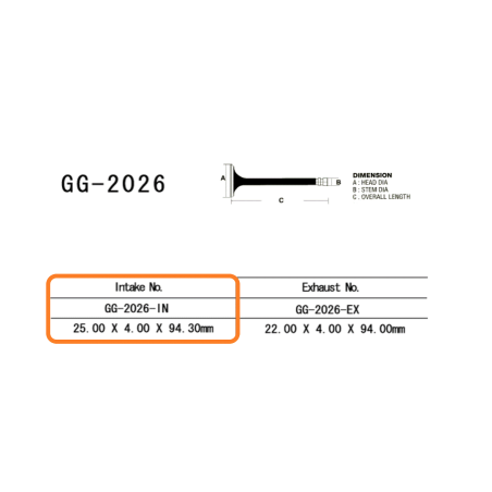 VESRAH ZAWÓR SSĄCY YAMAHA YZF R6 99-02 (OEM: 20S-12111-00,5EB-12111-00,5EB-12111-10) (1SZT.) (MADE IN JAPAN)
