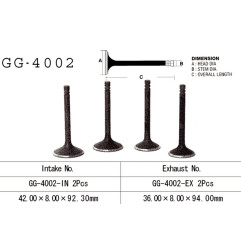 VESRAH ZAWÓR SSĄCY KAWASAKI KZ 750 '76-84' (OEM: 12004-014) (1SZT.) (MADE IN JAPAN)