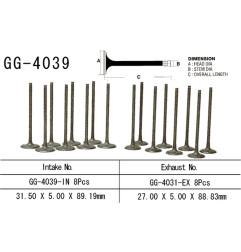 VESRAH ZAWÓR SSĄCY KAWASAKI ZZ-R 1100/1200 '90-'05, ZRX 1100/1200 '99-'05, GPZ 1100 '95-'97 (OEM: 12004-1093) (1SZT.)