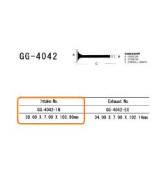 VESRAH ZAWÓR SSĄCY KAWASAKI ZR 1100 ZEPHYR (OEM: 12004-1107) (1SZT.) (MADE IN JAPAN)