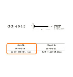 VESRAH ZAWÓR SSĄCY KAWASAKI ZX 7R '96-03' (OEM: 12004-1124) (1SZT.) (MADE IN JAPAN)