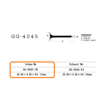 VESRAH ZAWÓR SSĄCY KAWASAKI ZX 7R '96-03' (OEM: 12004-1124) (1SZT.) (MADE IN JAPAN)
