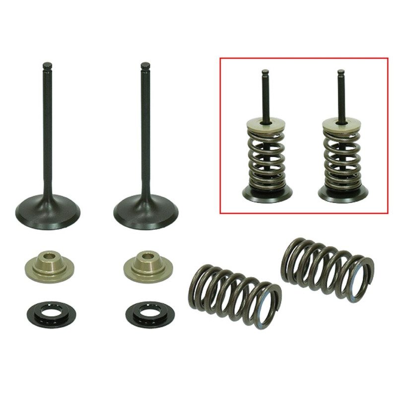 PSYCHIC ZAWORY SSĄCE KAWASAKI KXF 250 '09-'10 STALOWE (31X4,47X79,3MM)