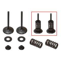 PSYCHIC ZAWORY SSĄCE KAWASAKI KXF 450 '09-'15 STALOWE (36X5,47X78,2MM)