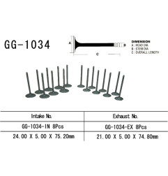 VESRAH ZAWÓR WYDECHOWY HONDA CBR 600F '87-90' (OEM: 14721-MN4-0010) (1SZT.) (MADE IN JAPAN)