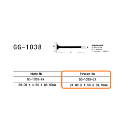 VESRAH ZAWÓR WYDECHOWY HONDA CBR 900RR 01-03 (CBR 929, CBR 954) (OEM: 14721-MCJ-000) (1SZT.) (MADE IN JAPAN)