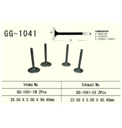 VESRAH ZAWÓR WYDECHOWY HONDA XR 250R '96-'04 (2 NA POJAZD) (23,5X5,0X95,6 MM) (OEM: 14721-KCZ-000) (1SZT.)