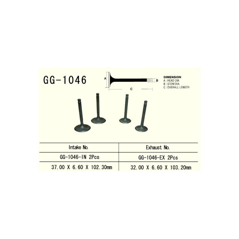VESRAH ZAWÓR WYDECHOWY HONDA XR 650R '00-'07, TRX 700XX '08-'16 (2 NA POJAZD) (32,0X6,6X103,2 MM) (OEM: 14721-MBN-670) VESRAH ZAWÓR WYDECHOWY HONDA XR 650R '00-'07, TRX 700XX '08-'16 (2 NA POJAZD) (32,0X6,6X103,2 MM) (OEM: 14721-MBN-670)