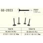 VESRAH ZAWÓR WYDECHOWY YAMAHA YFM 600 GRIZZLY '98-'01, XT 600 '87-'03, TT600 (32,0X7,0X91,7 MM) (OEM:1VJ-12121-00)