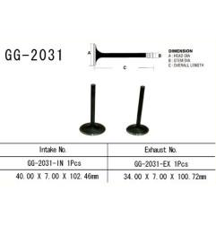 VESRAH ZAWÓR WYDECHOWY YAMAHA YFM 450, KODIAK, GRIZZLY, WOLVERINE '03-14' (1 NA POJAZD) (OEM: 5GH-12121-00) (1SZT.)