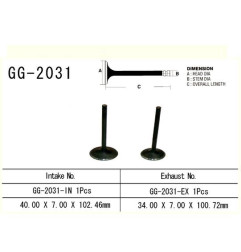 VESRAH ZAWÓR WYDECHOWY YAMAHA YFM 450, KODIAK, GRIZZLY, WOLVERINE '03-14' (1 NA POJAZD) (OEM: 5GH-12121-00) (1SZT.)