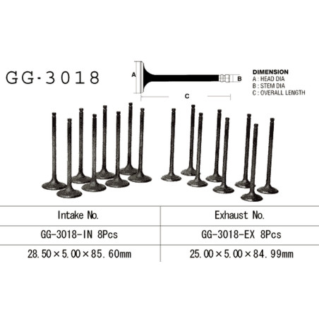 VESRAH ZAWÓR WYDECHOWY SUZUKI GSF 1200 BANDIT '97-02' GSXR 1100 '86-90' GSX 1100 F/G '88-93' (OEM: 12912-06B00) (1SZT.)