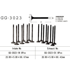 VESRAH ZAWÓR WYDECHOWY SUZUKI GSF 600 '95-05' GSX 600F '88-00' (OEM: 12912-19C00) (1SZT.) (MADE IN JAPAN)
