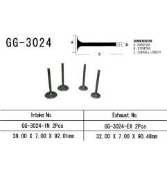 VESRAH ZAWÓR WYDECHOWY SUZUKI GS 500 E/F '89-'10 (OEM: 12912-01D00) (1SZT.) (MADE IN JAPAN)