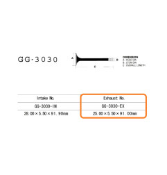 VESRAH ZAWÓR WYDECHOWY SUZUKI LT 160 '89-'03 (1 NA POJAZD) (OEM: 12912-02C00) (1SZT.) (MADE IN JAPAN)