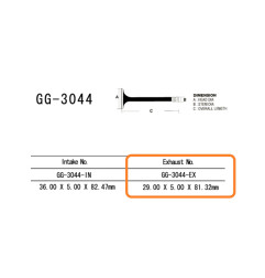VESRAH ZAWÓR WYDECHOWY SUZUKI DRZ 400 '00-'13, LTZ 400 '03-'13 (2 NA POJAZD) (OEM: 12005-S004,12912-29F00) (1SZT.)