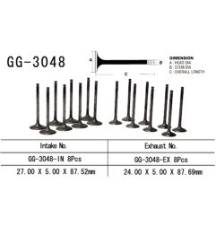 VESRAH ZAWÓR WYDECHOWY SUZUKI GSX 750F '98-06' (OEM: 12912-03F00) (1SZT.) (MADE IN JAPAN)