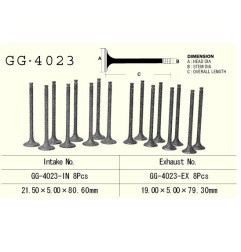 VESRAH ZAWÓR WYDECHOWY KAWASAKI GPX 600 R 89-99, GPZ 600R '85-90, ZL 600 '86-97' (OEM: 12005-1062) (1SZT.)
